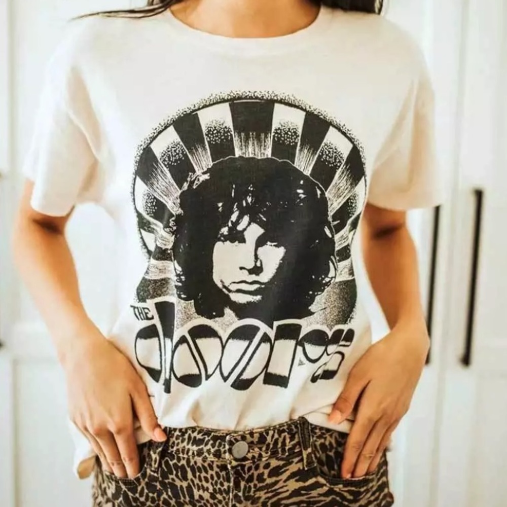 Cream Morrison The Doors Band Group Graphic Tee